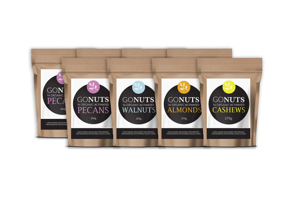 The Go Nuts Organic | Essentials Combo (8 pack)