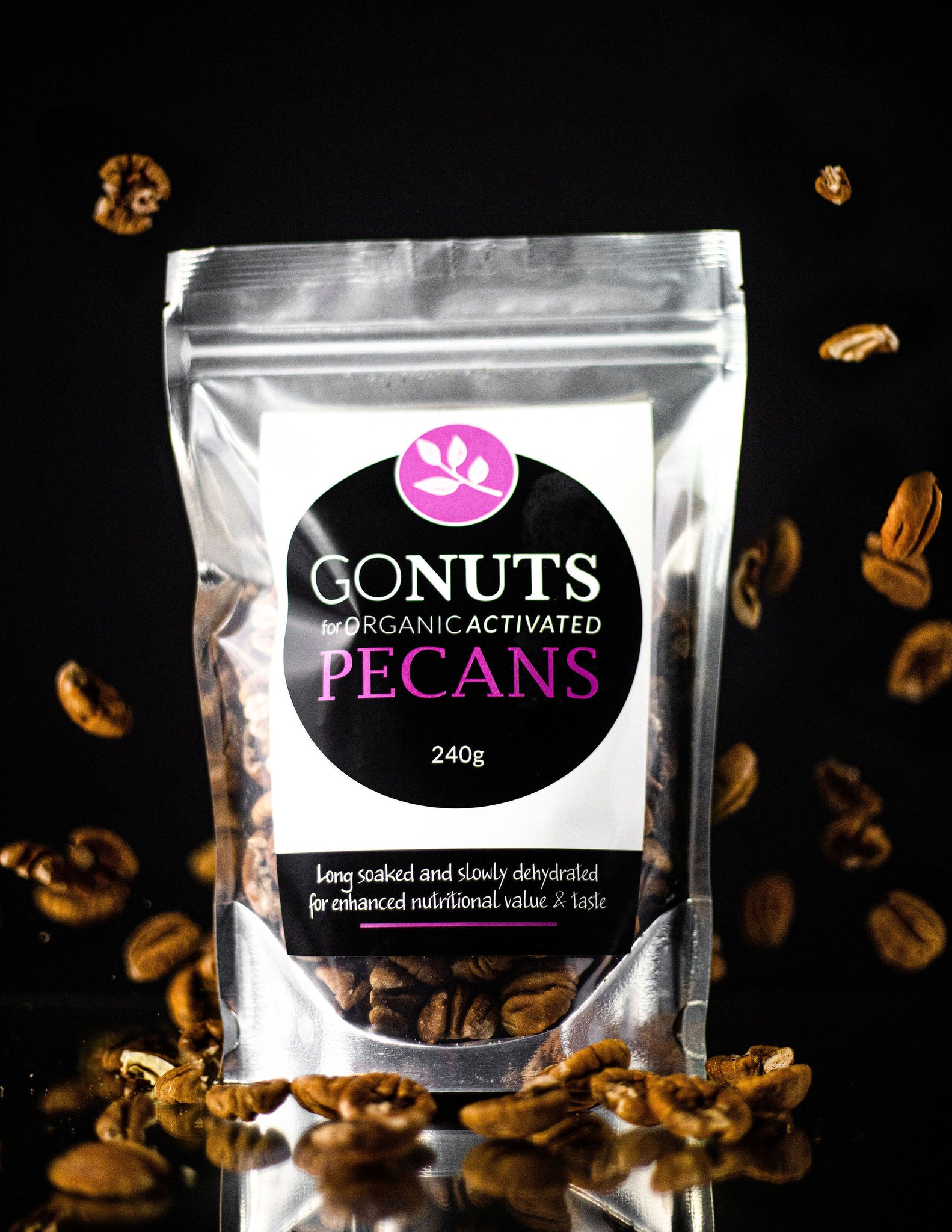 Go Nuts for Organic | Activated Pecans